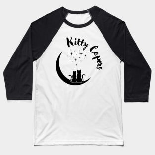 Kitty Capers Baseball T-Shirt